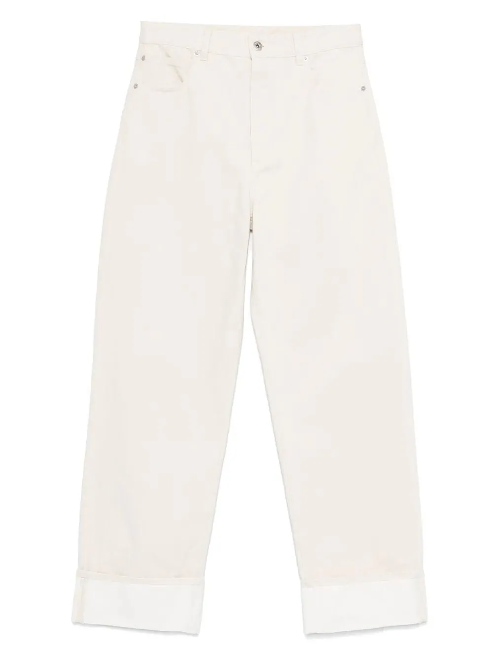 JEANS A GAMBA DRITTA CON STAMPA SUL RETRO