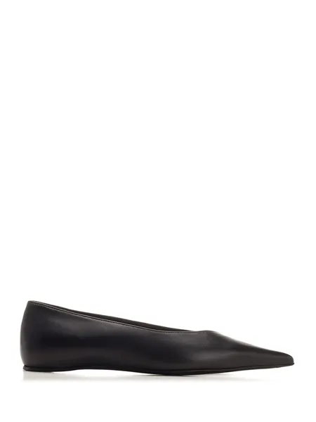 Toteme Donna Ballerine 'the asymmetric' in pelle