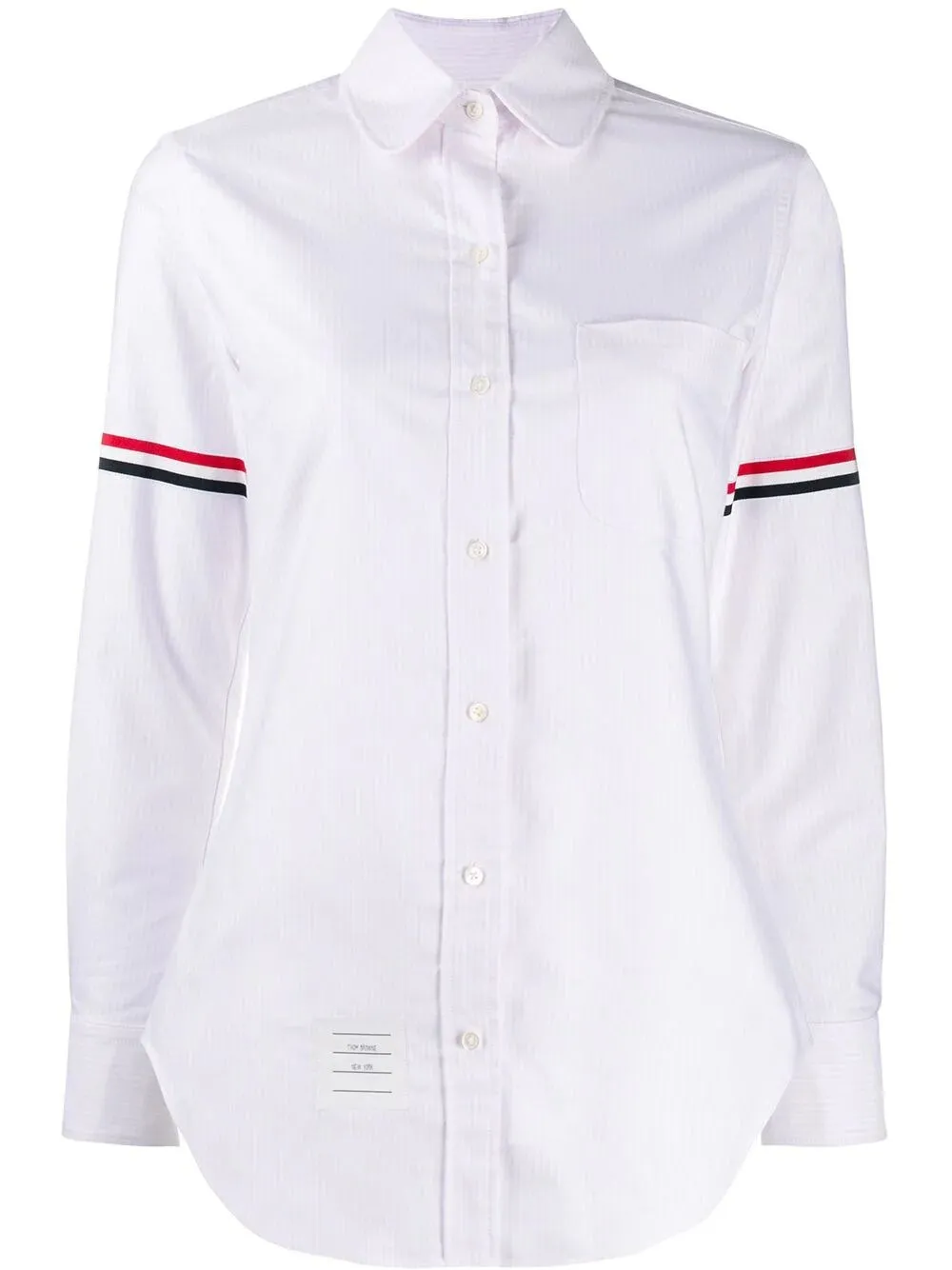 CAMICIA ARMBAND A RIGHE OXFORD