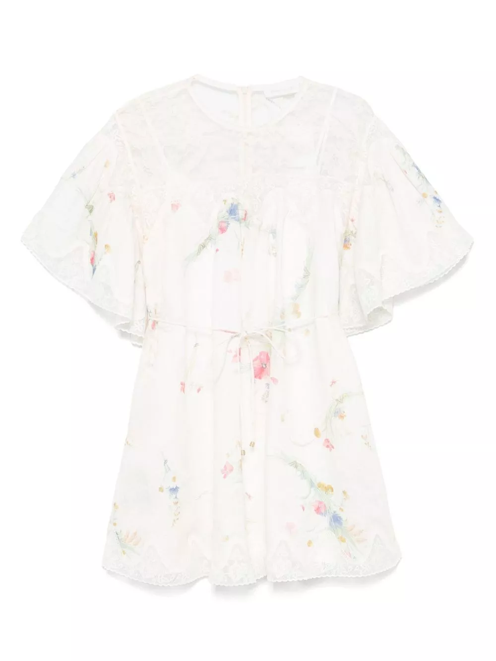 Mini abito lucky in lino di Zimmermann