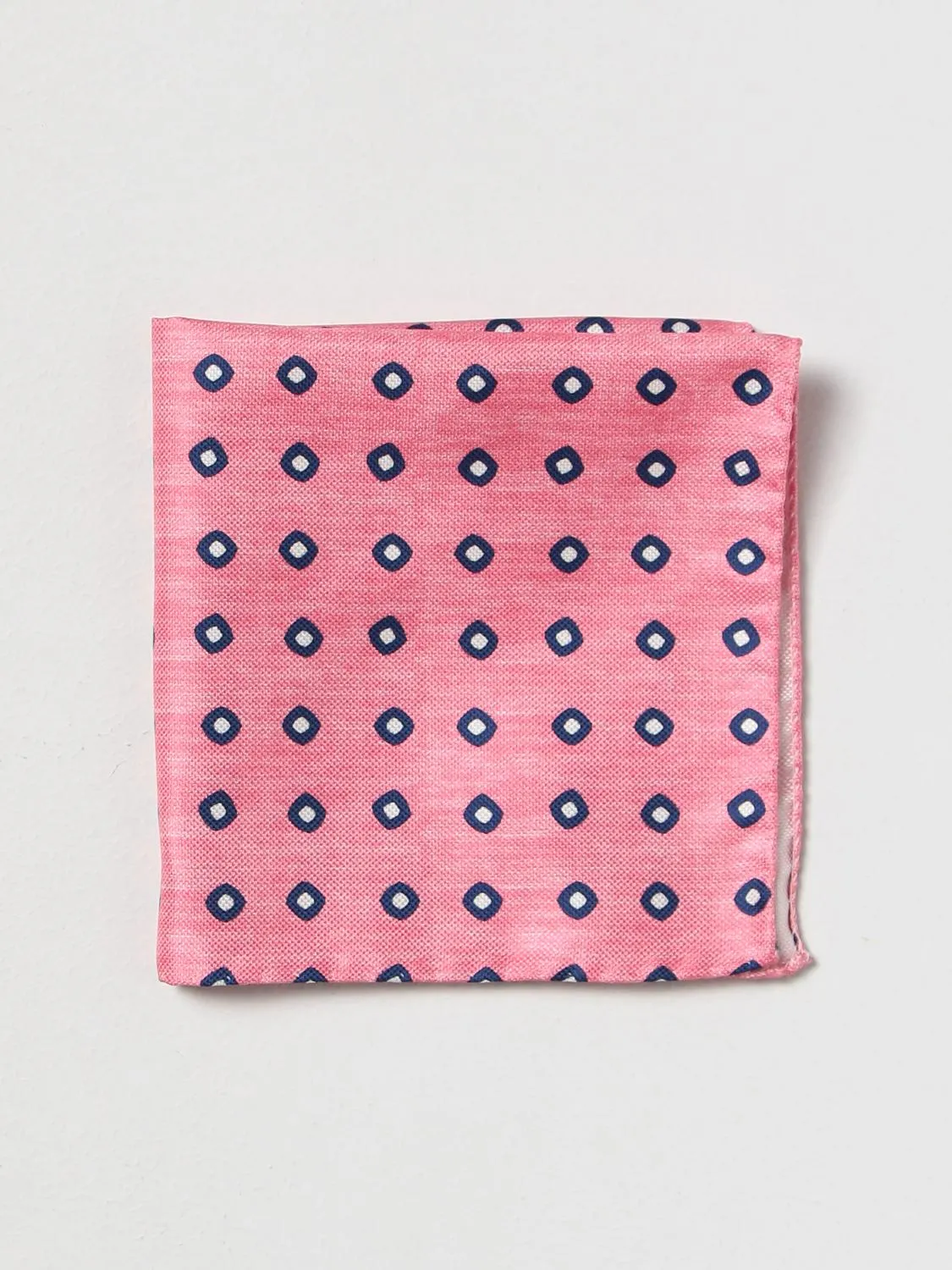 Pochette Altea in seta con motivo stampato all over