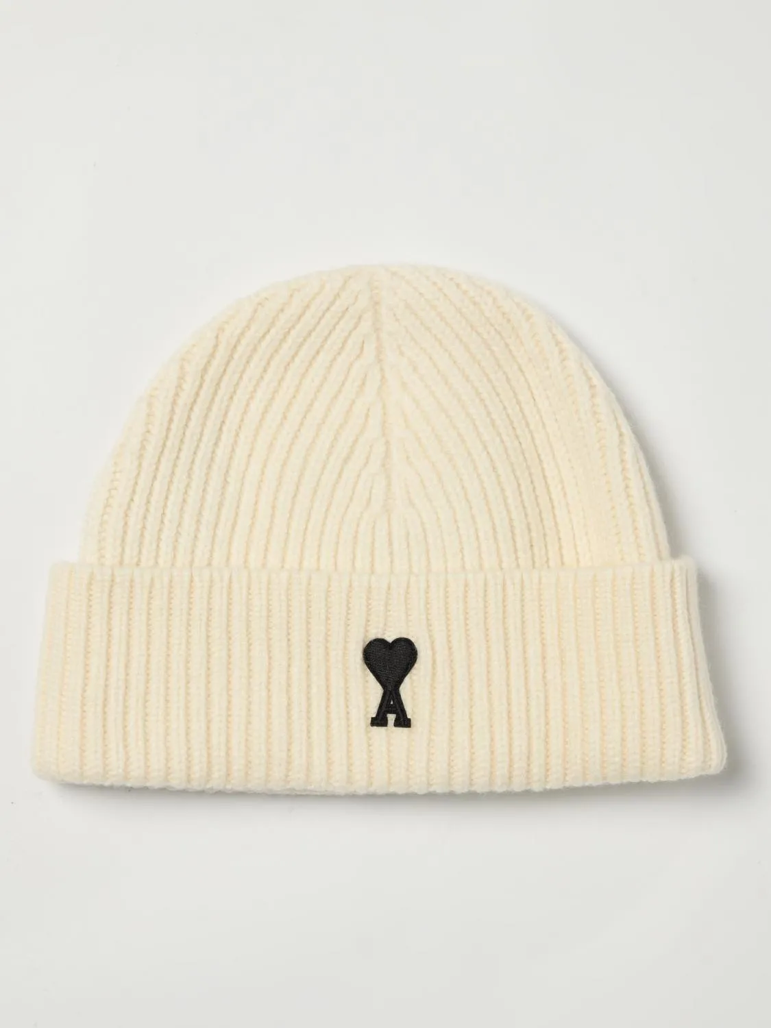 Cappello Ami De Coeur Ami Paris in lana a costine