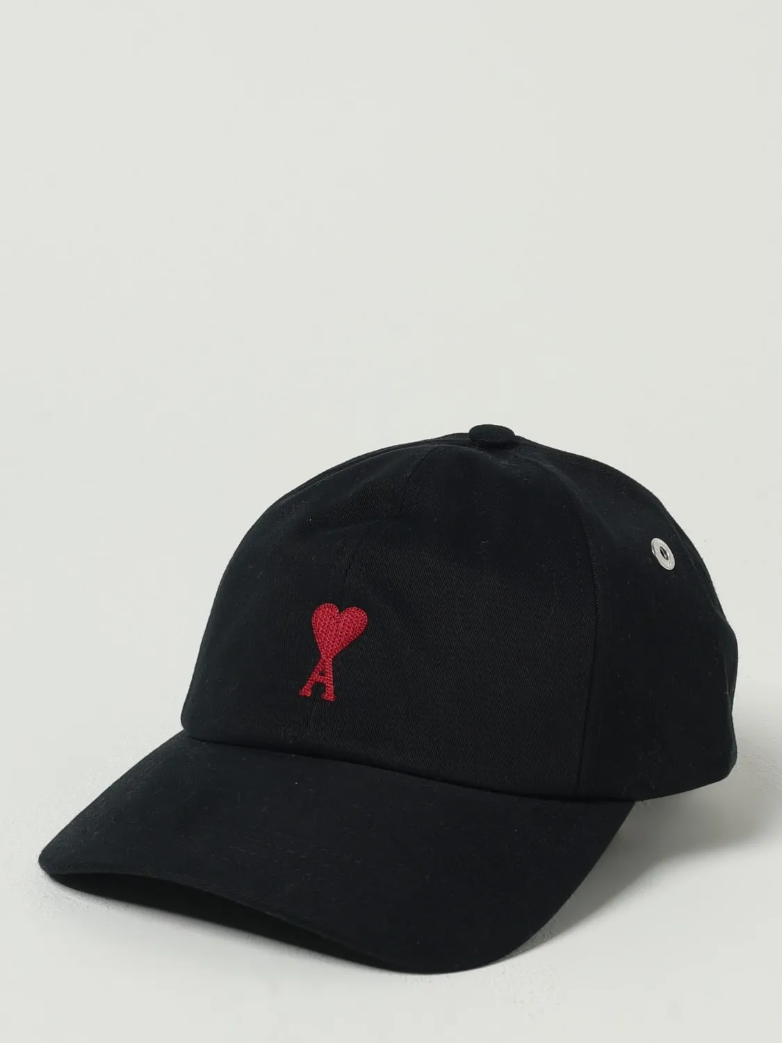 Cappello Ami De Coeur Ami Paris in cotone con logo ricamato