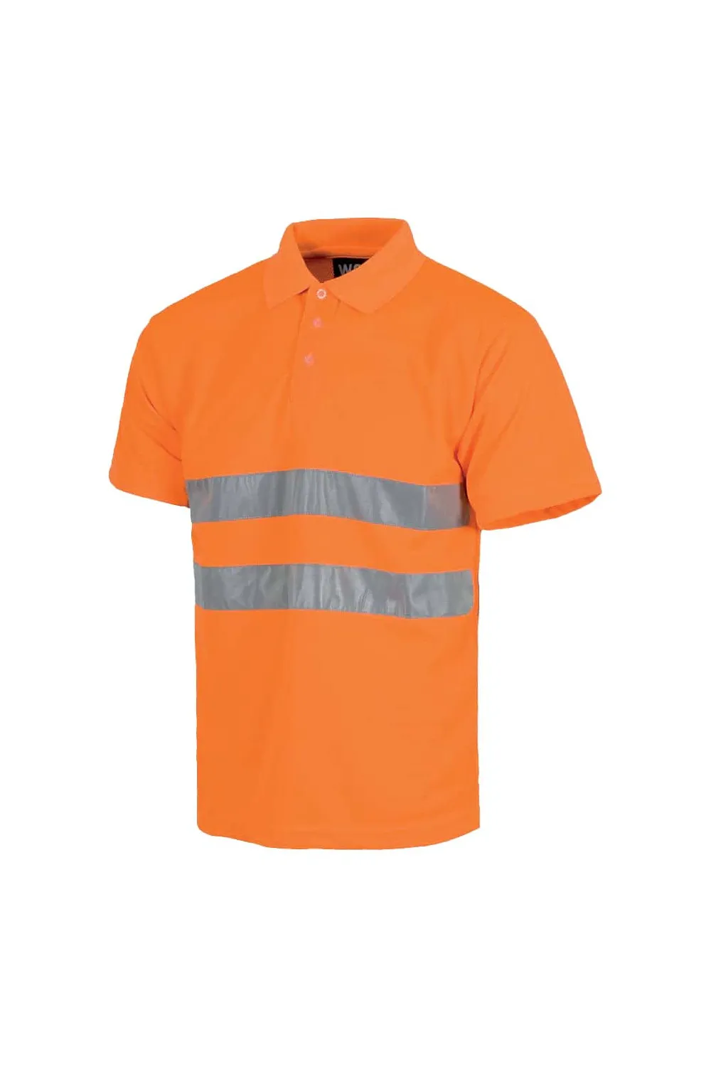 Hochsichtbares Polyester-Poloshirt, 160 g, Arbeitskleidung.