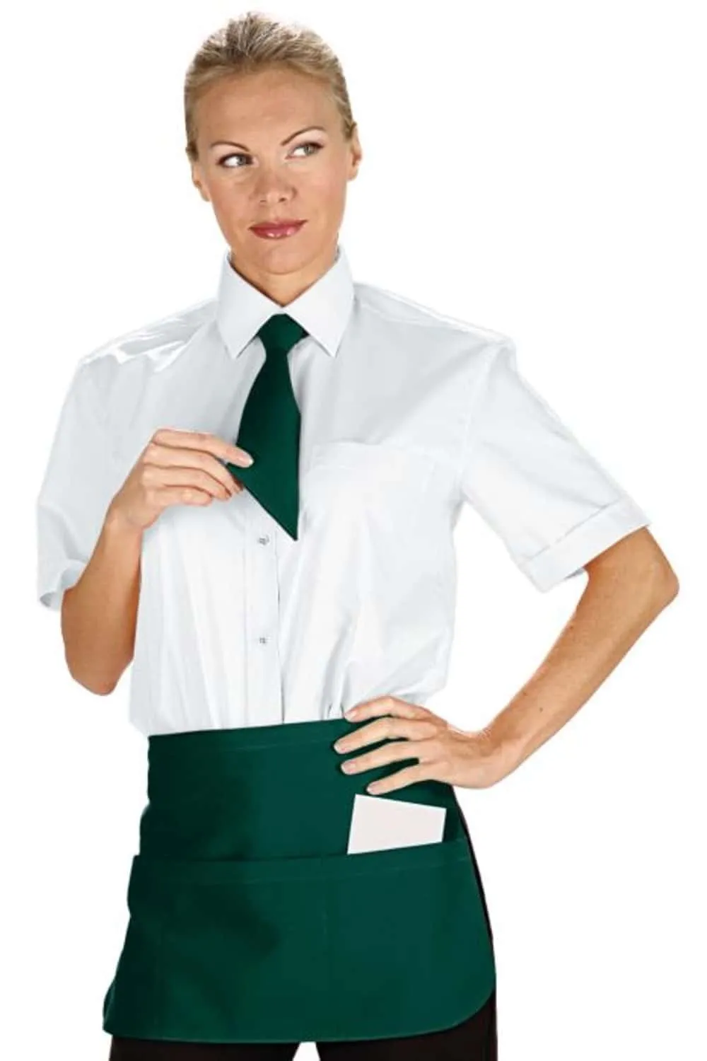 Grüner Frontschutz mit drei Taschen