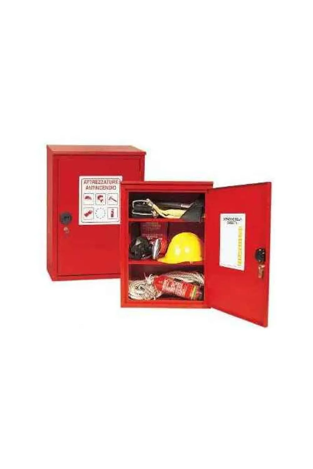 Armadio Rosso Con Chiave