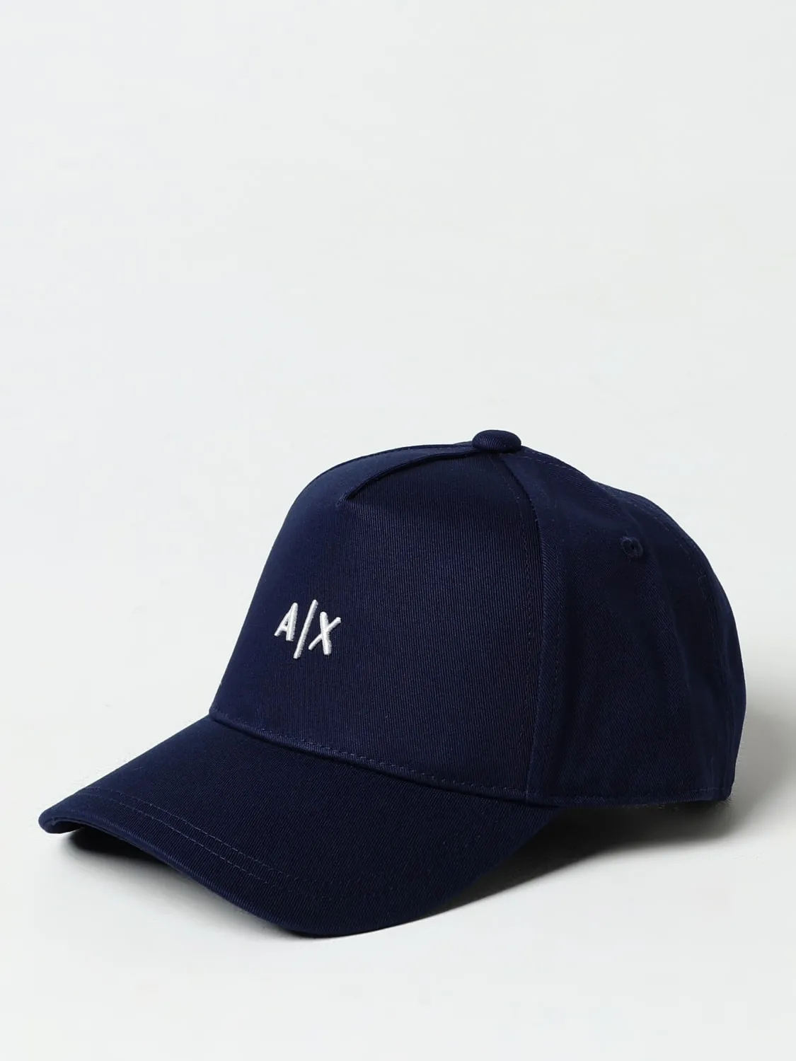 Cappello Armani Exchange in cotone con logo ricamato
