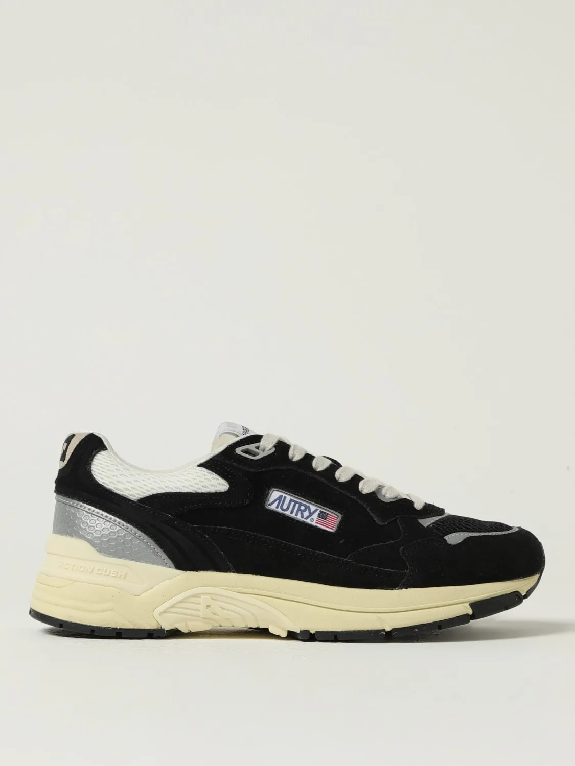 Sneakers Hyperway Autry in camoscio e mesh