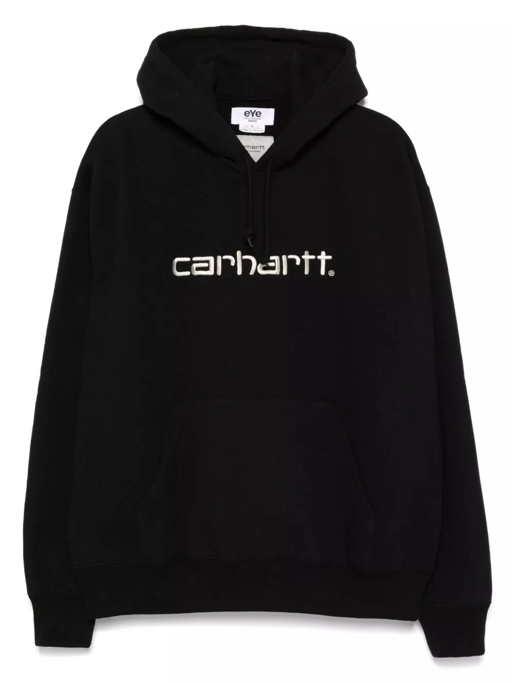 Felpa con cappuccio e logo di Junya watanabe x carhartt