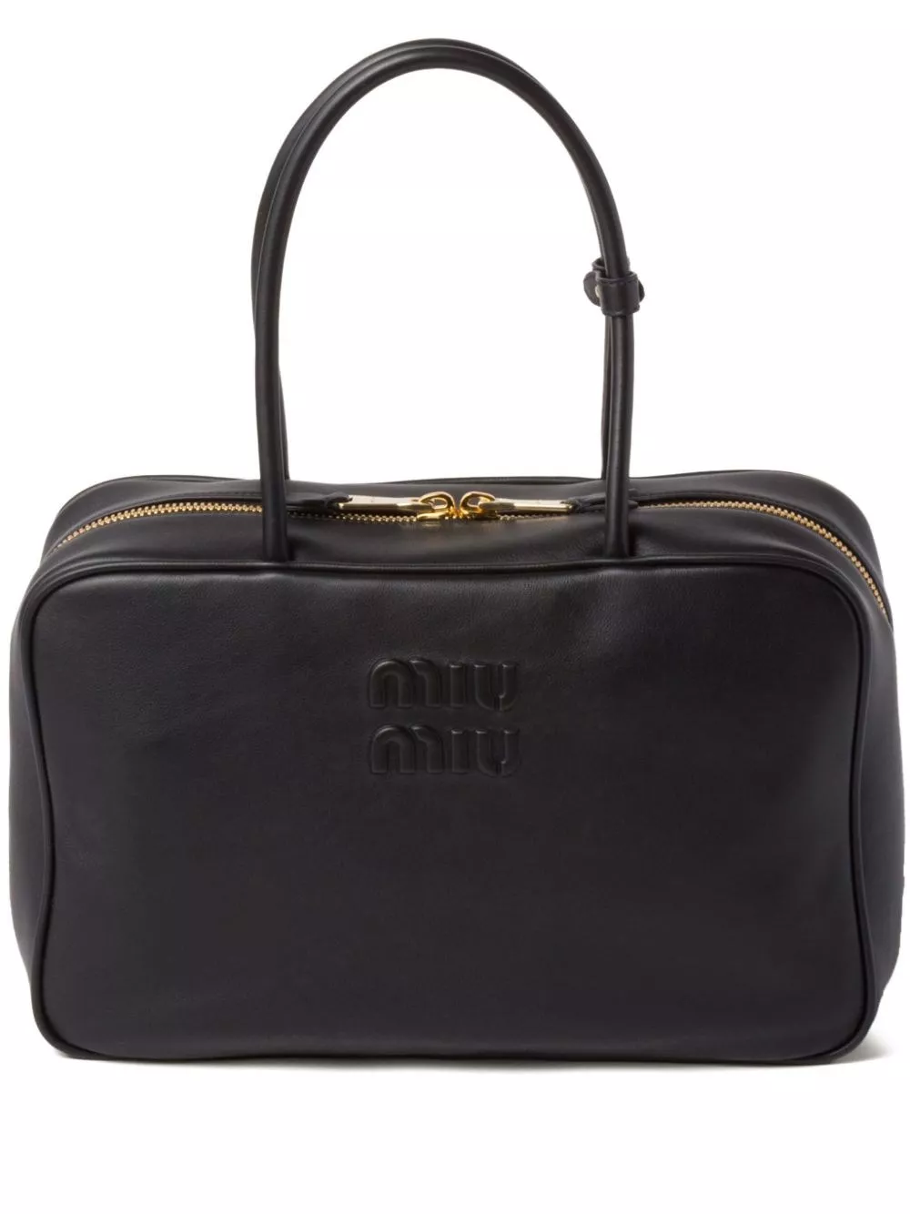 Borsa beau grande in pelle di Miu miu