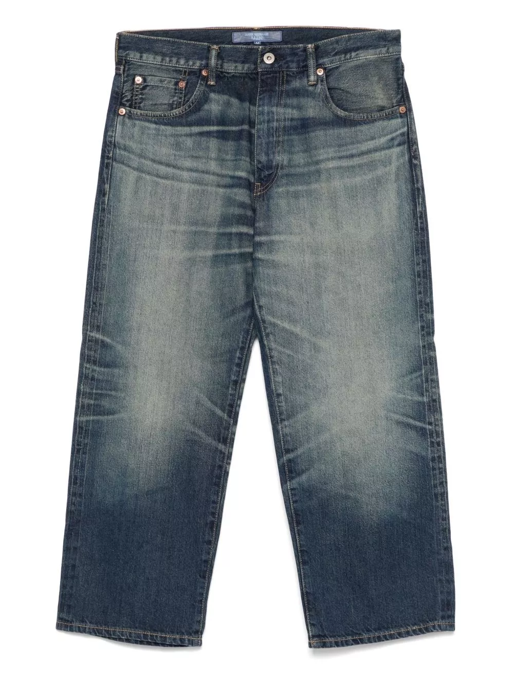 Jeans denim cropped di Junya watanabe