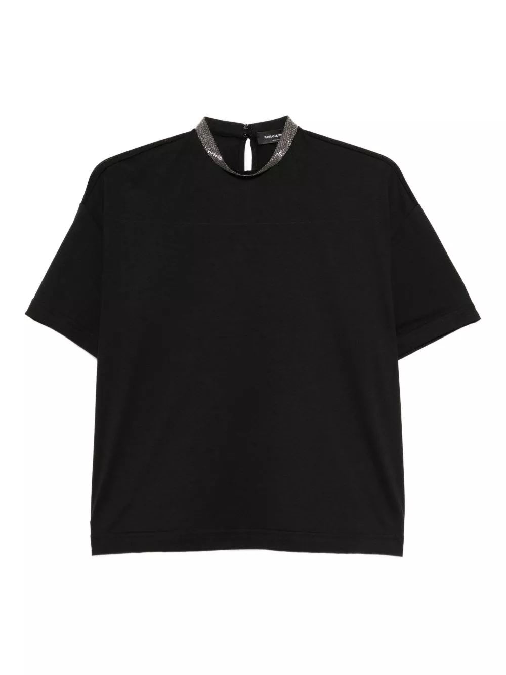 Top collo alto in cotone di Fabiana filippi