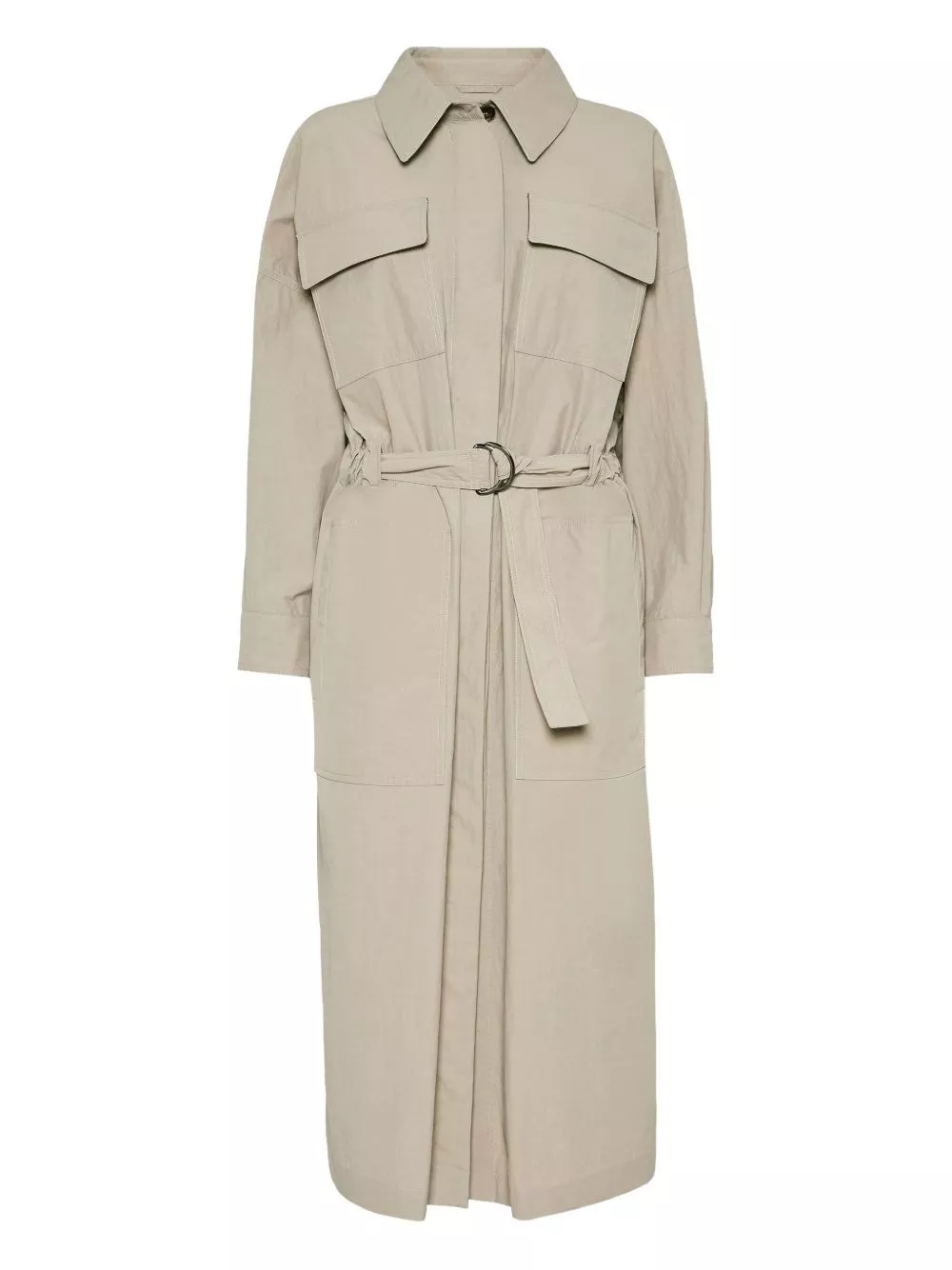 Trench in nylon di Brunello cucinelli