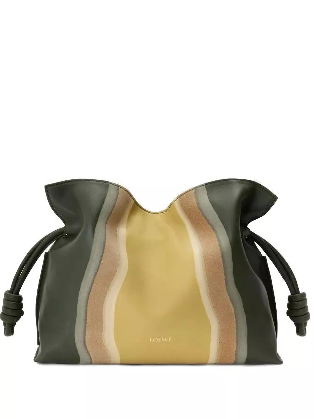 Clutch flamenco landscape media in pelle di Loewe