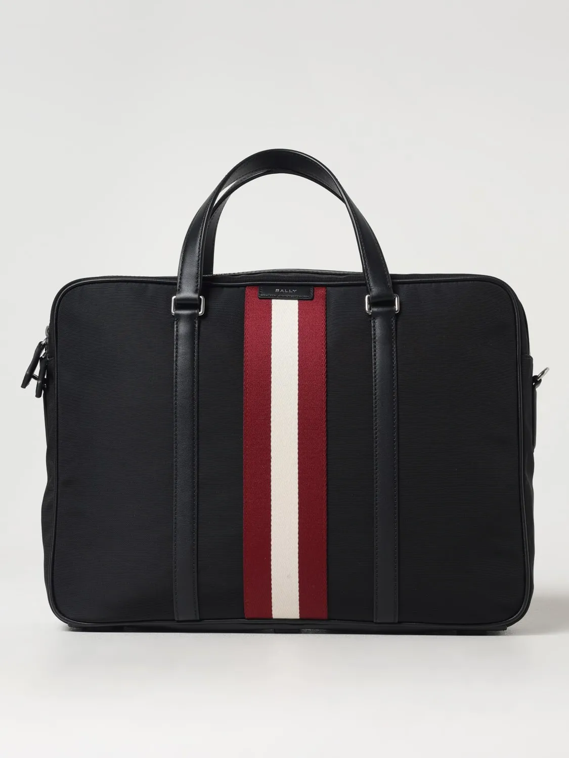 Borsa da lavoro Bally in nylon riciclato e pelle