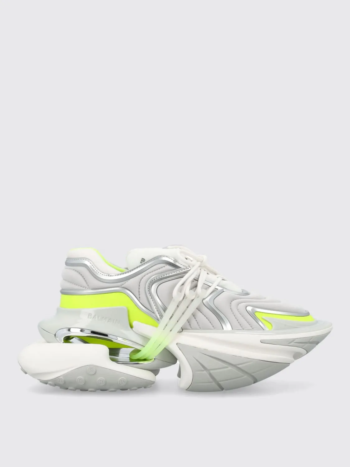 Sneakers Unicorn Balmain in neoprene trapuntato e gomma