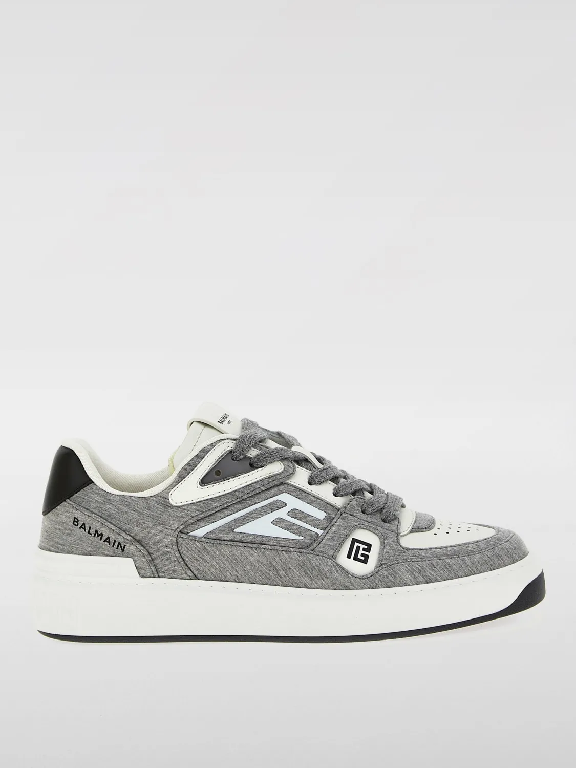 Sneakers B-Court Skate Balmain in pile e pelle