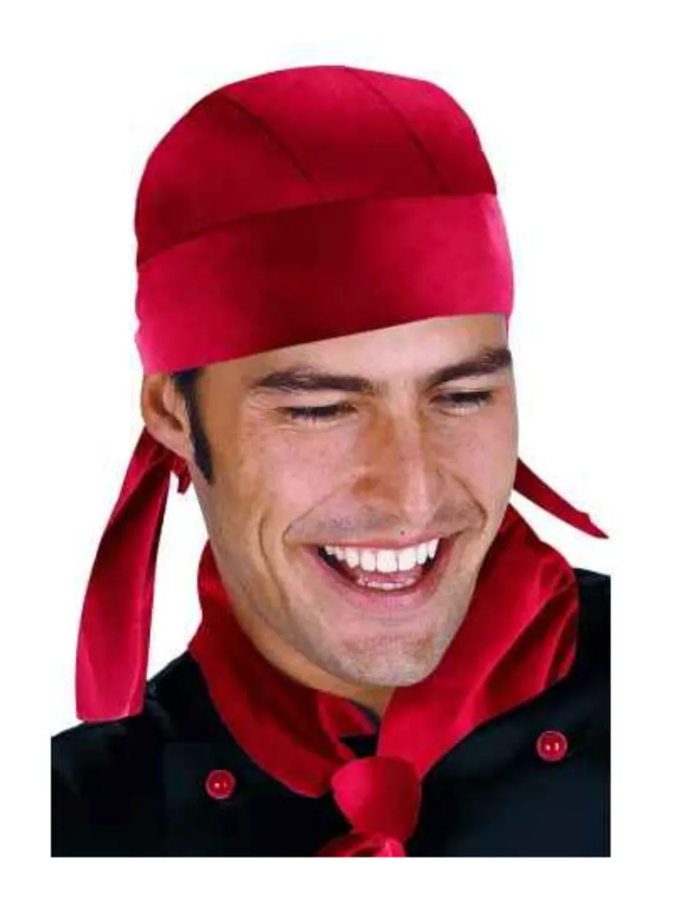 Bandana de travail rouge