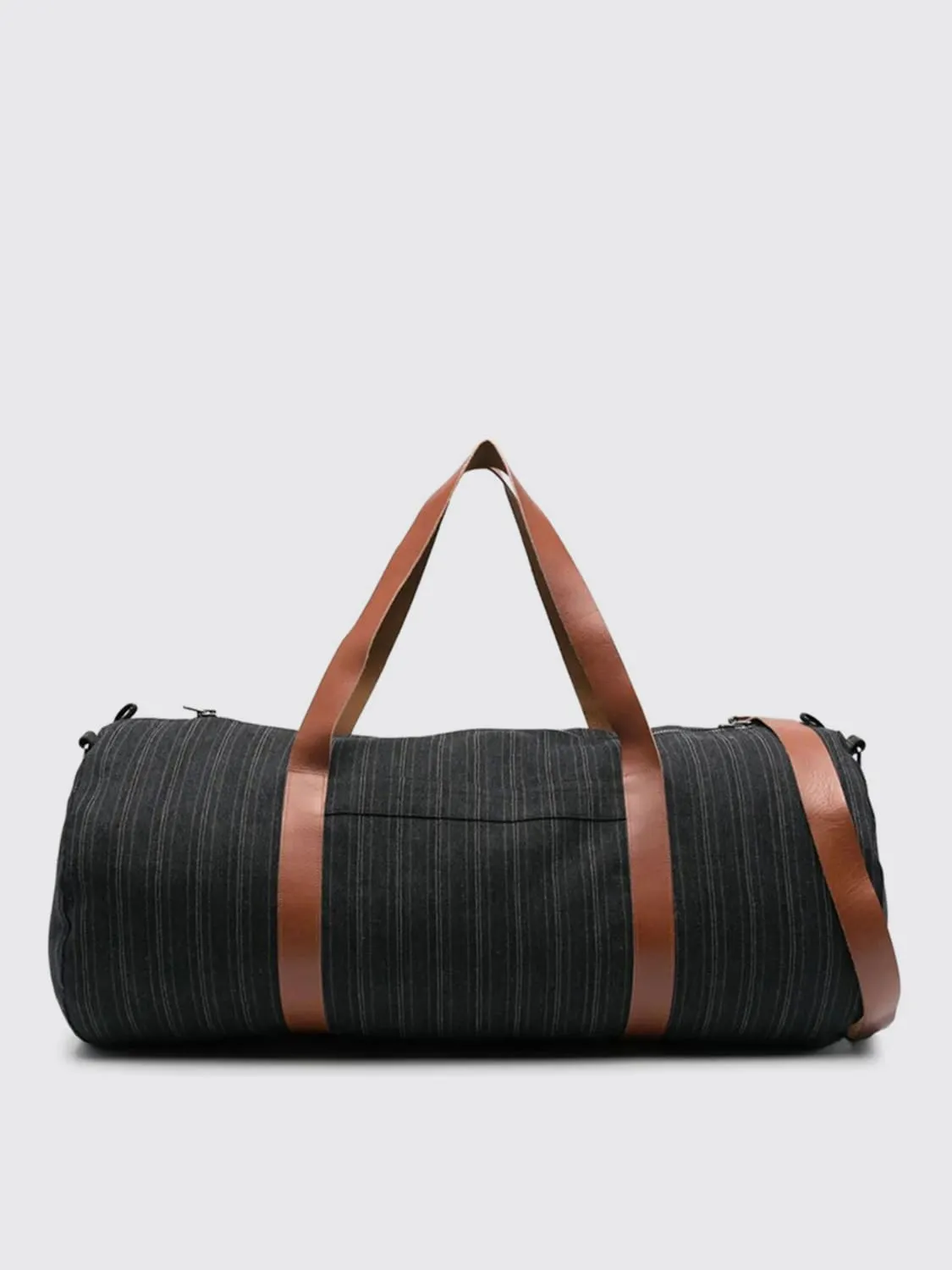 Borsone Camera Mezala in cotone e lino gessato Barena