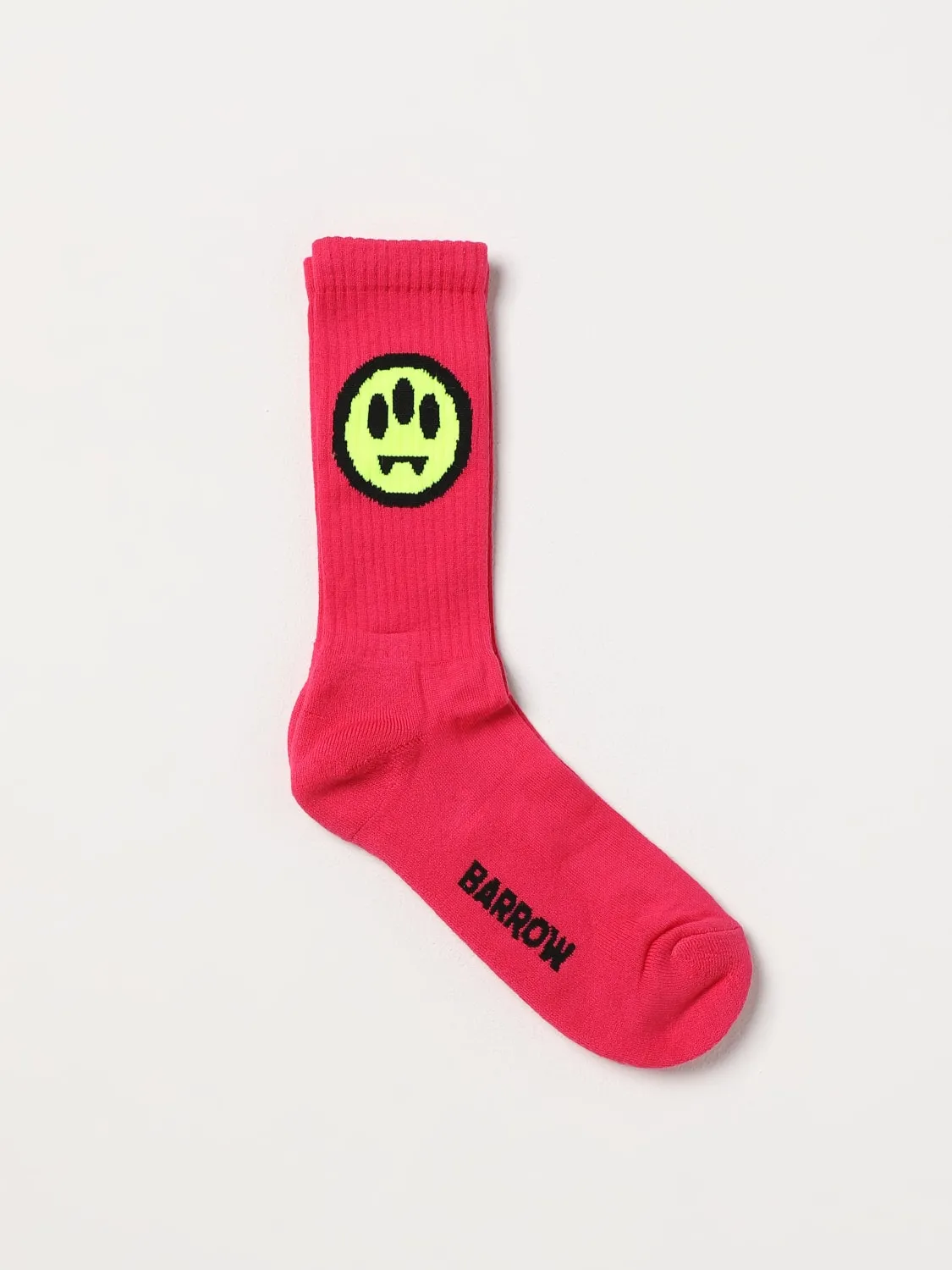 Calze Barrow in cotone stretch con logo jacquard