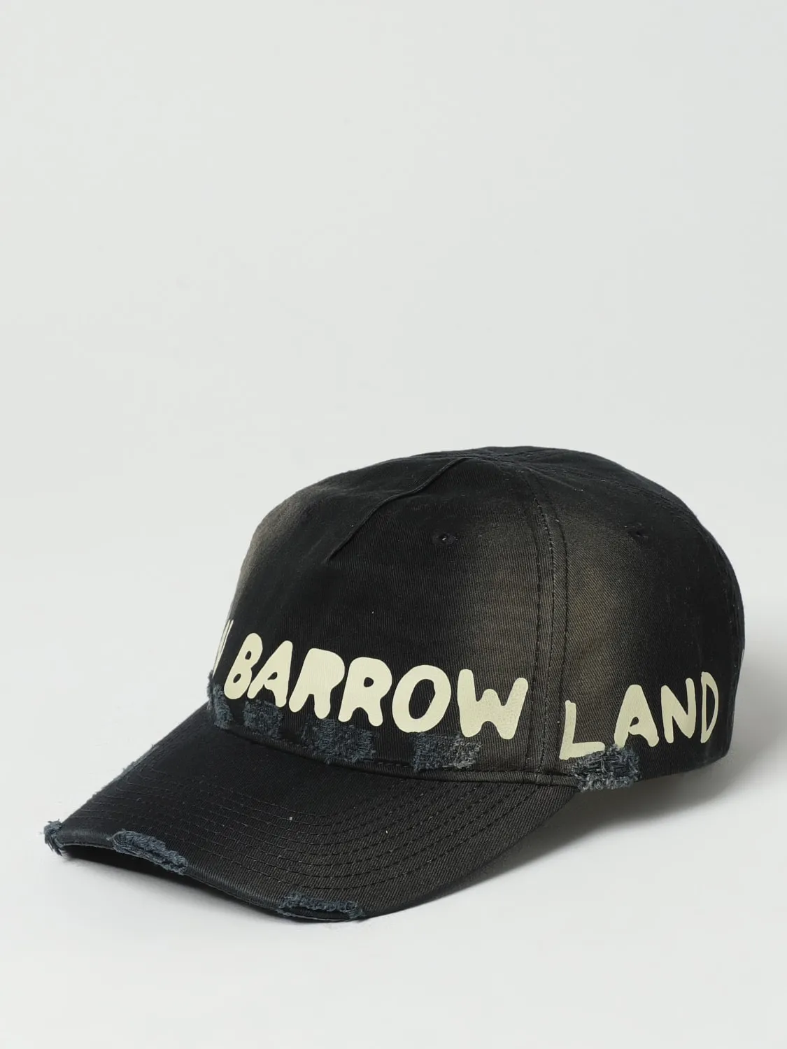 Cappello Barrow in cotone used con stampa logo