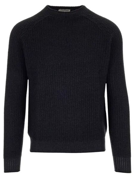 Al Duca D'aosta Uomo Maglione a coste in lana merino