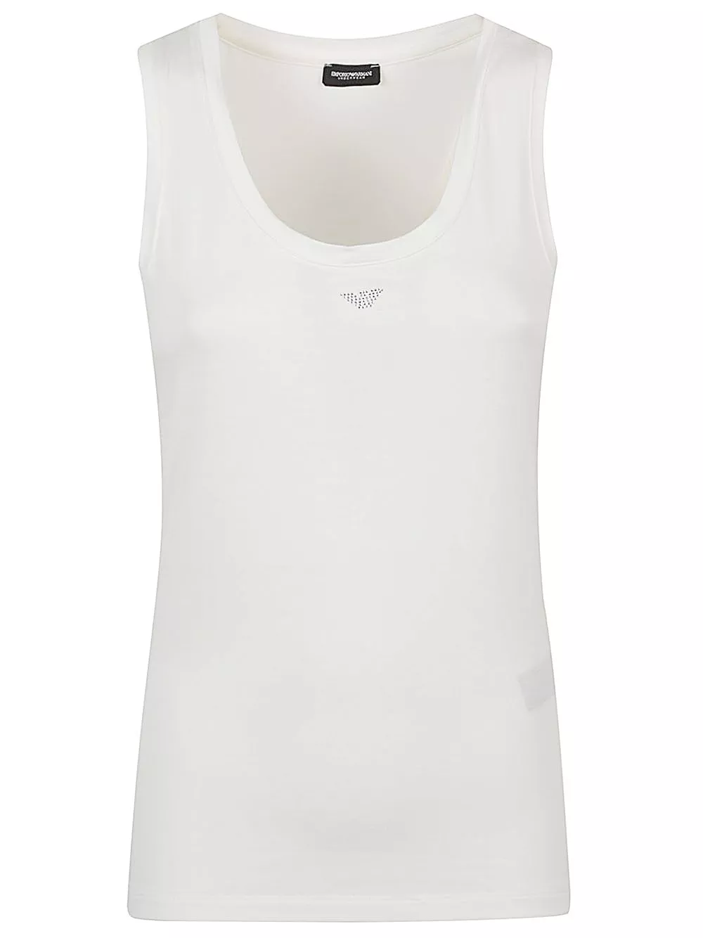 Top con logo di Emporio armani