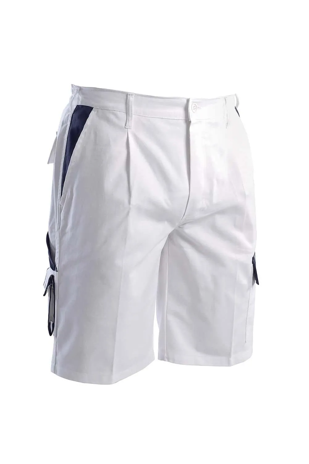 Bermuda multi-poches en coton, taille 240 pour le travail.