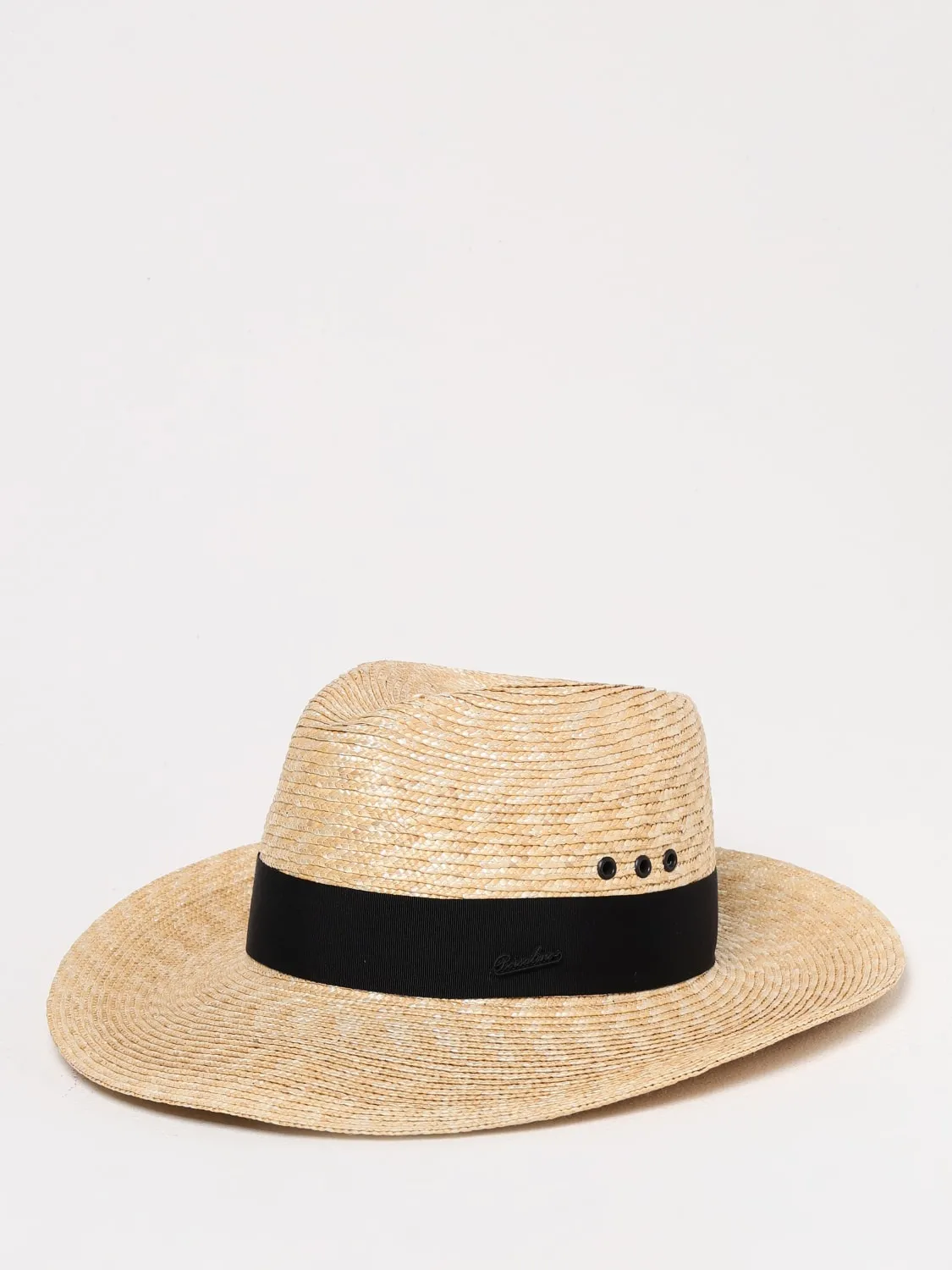 Cappello Borsalino in rafia intrecciata