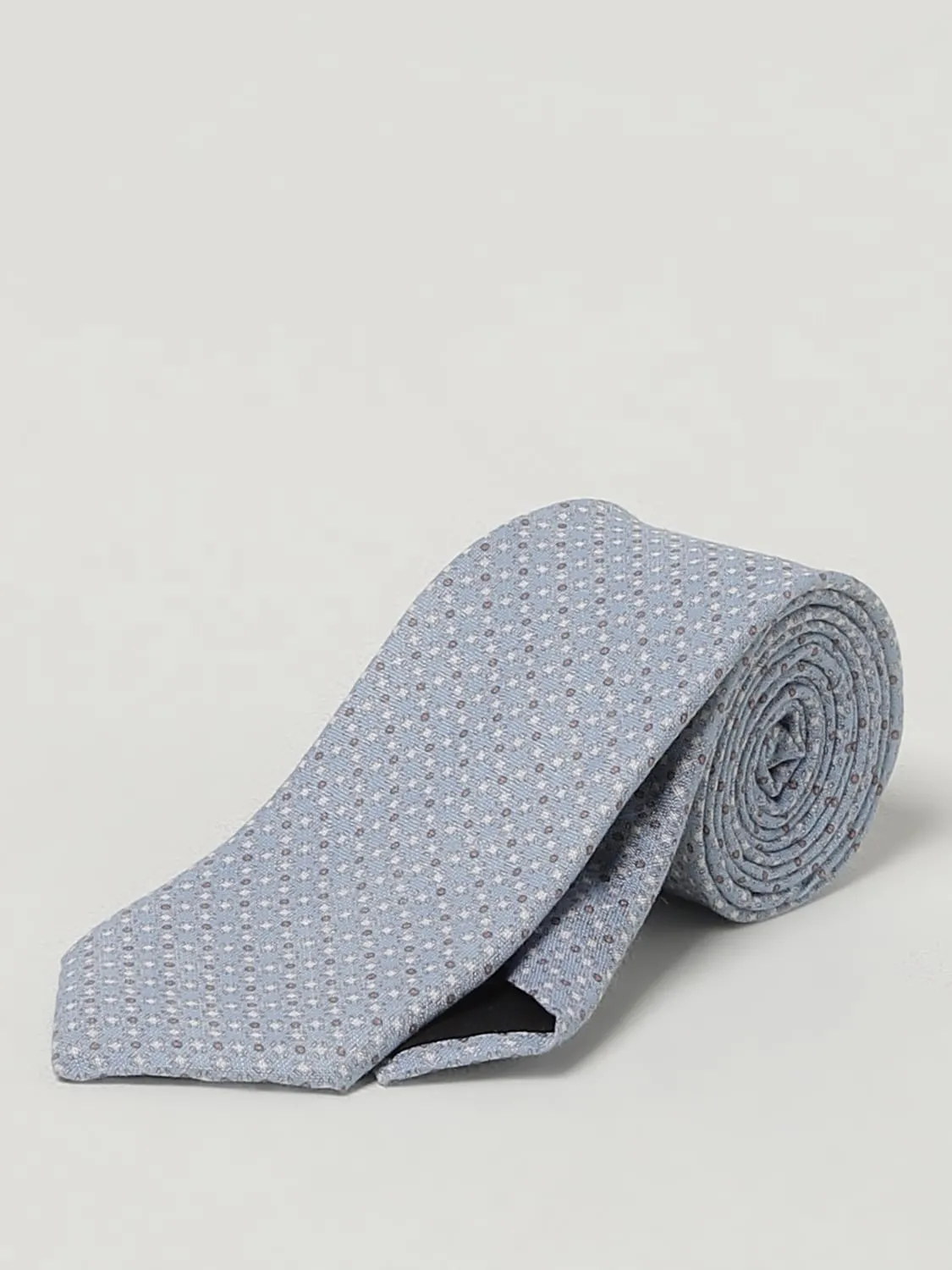 Cravatta Emporio Armani in seta jacquard