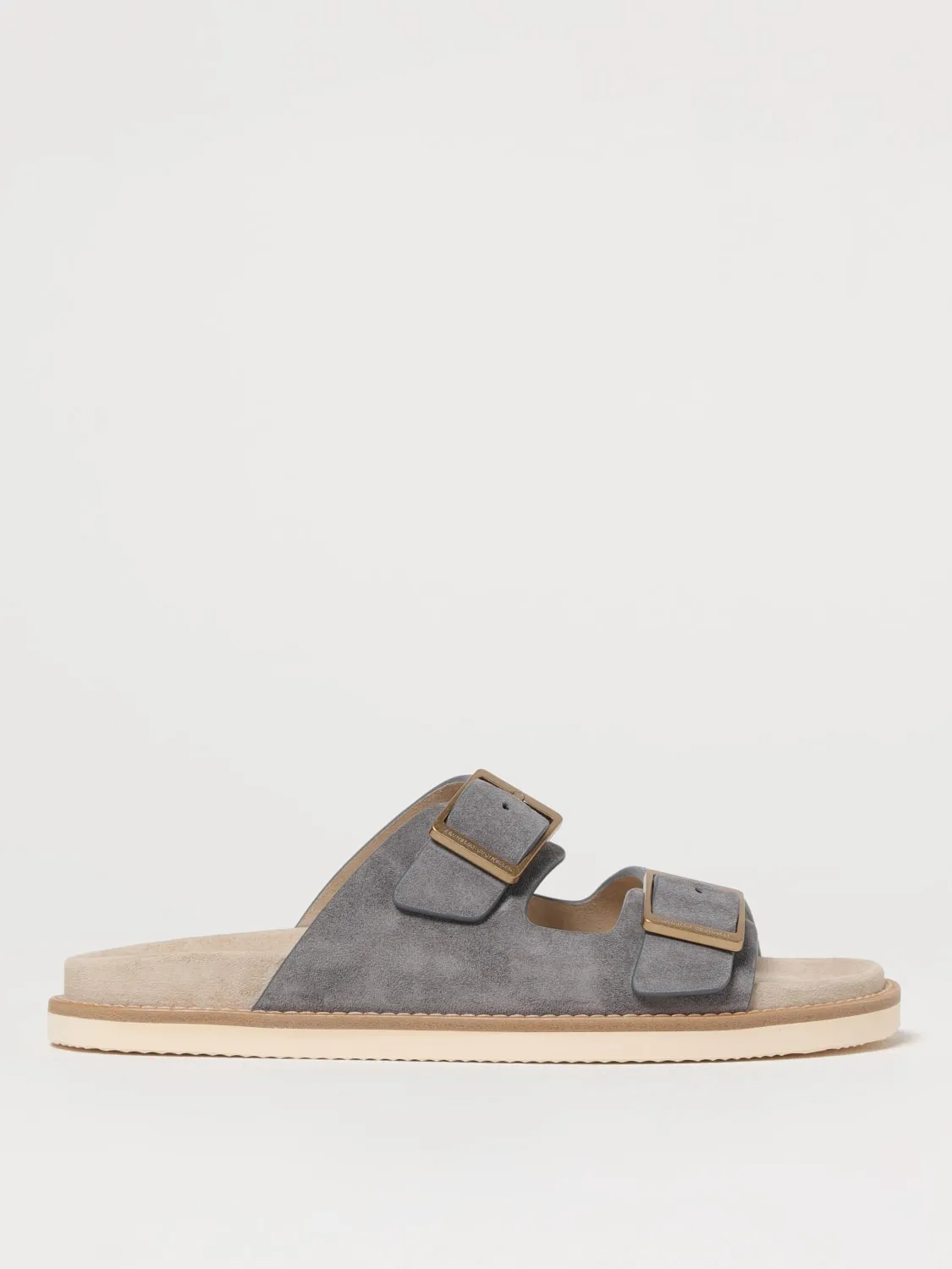 Sandalo Brunello Cucinelli in camoscio