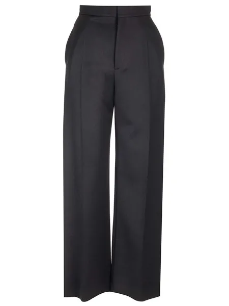 Loewe Donna Pantaloni a vita alta in lana