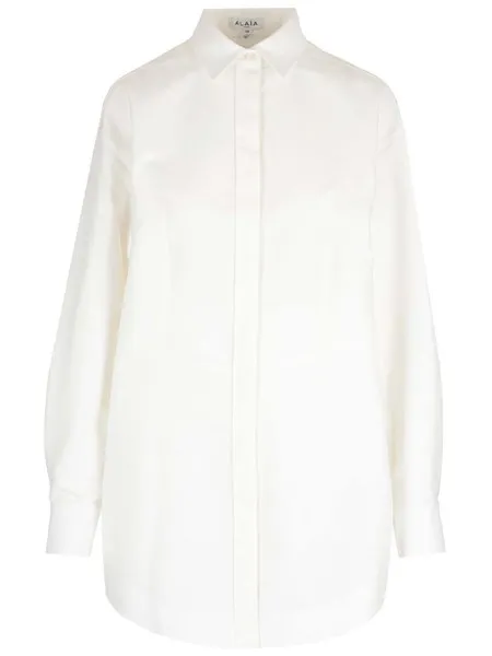 Alaïa Donna Abito camicia "egg"