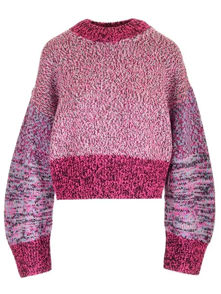 Loewe Donna Maglia in lana moulinè multifilo