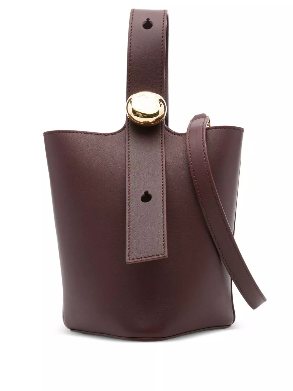 Secchiello pebble mini in pelle di Loewe