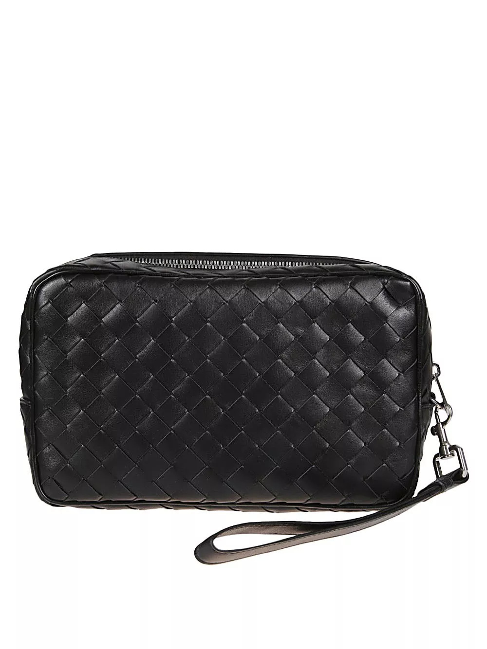 Pochette in pelle intrecciata di Bottega veneta