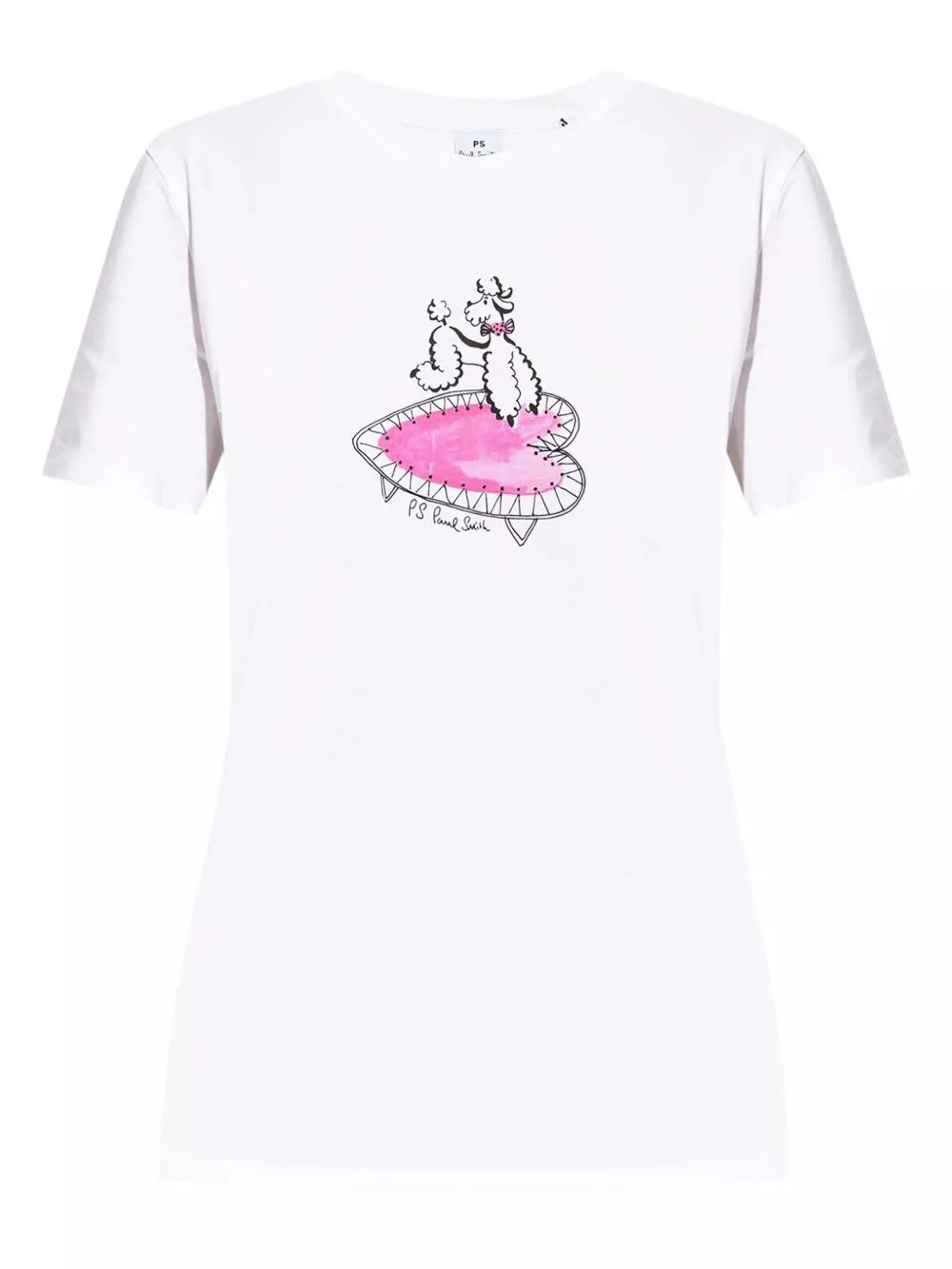 T-shirt stampa poodle in cotone di Ps paul smith