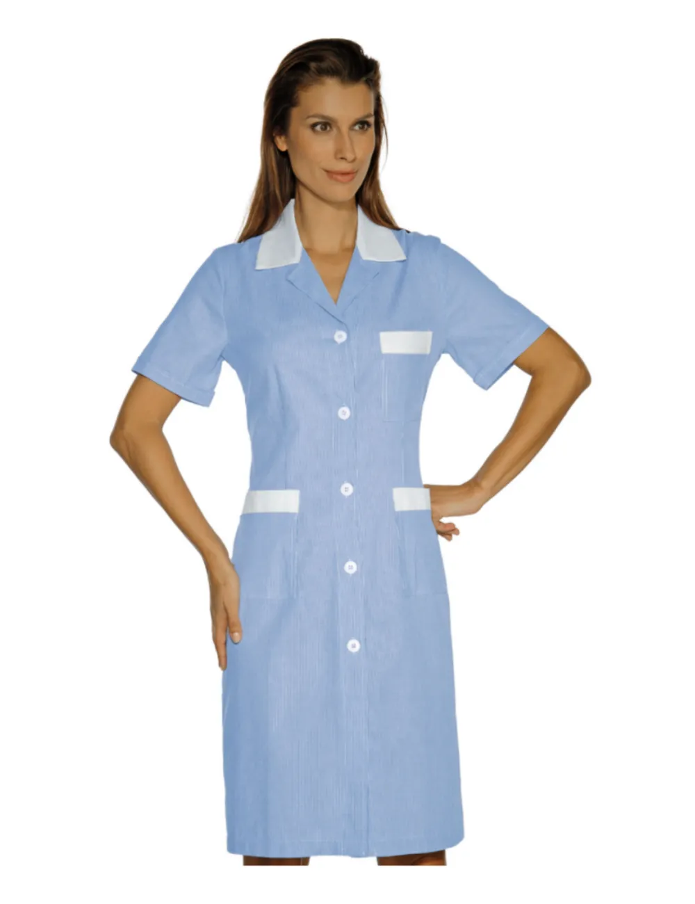 Camice In Cotone Azzurro Da Lavoro