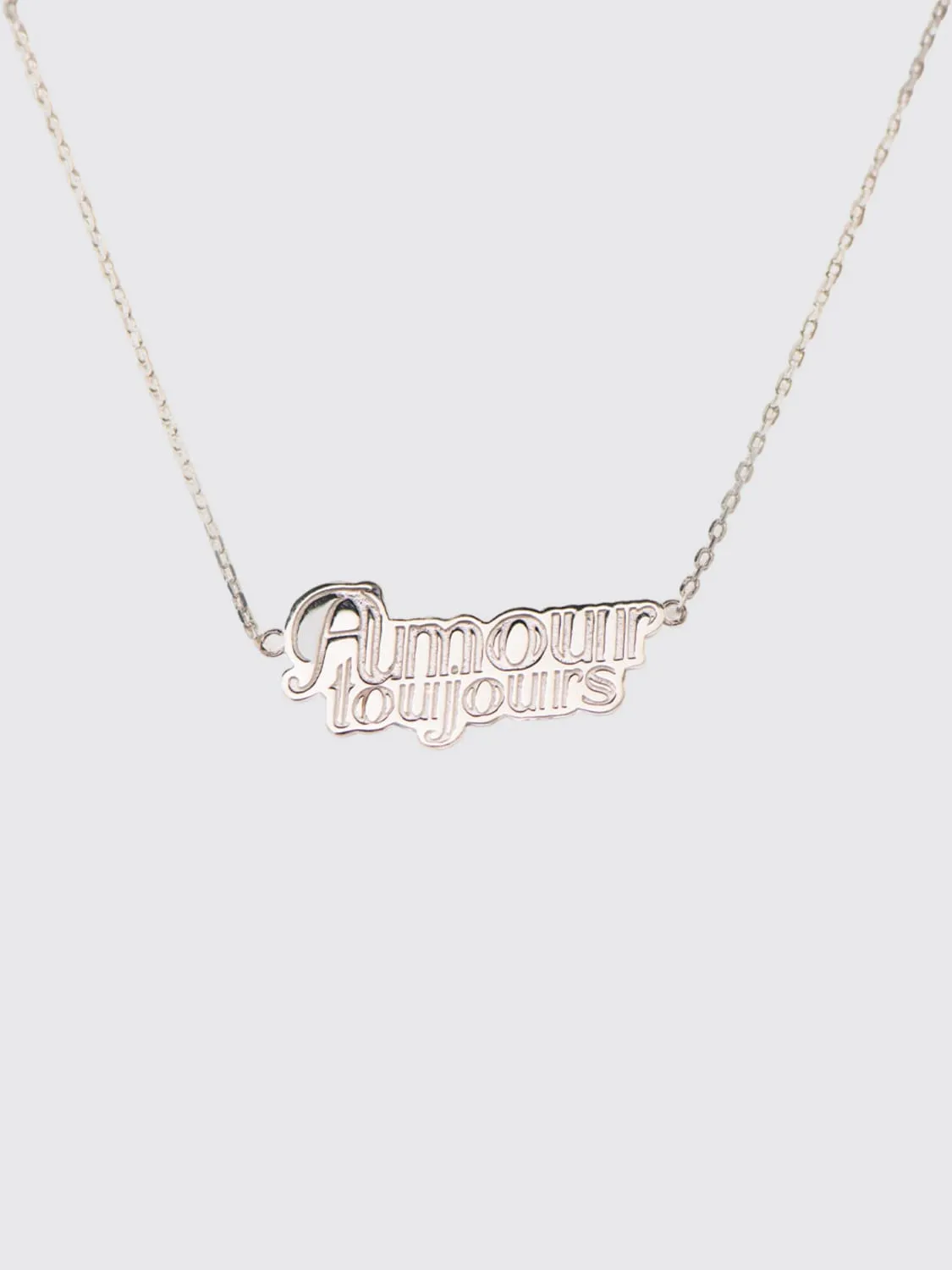 Collana Amour Toujours Carne Bollente in argento 925