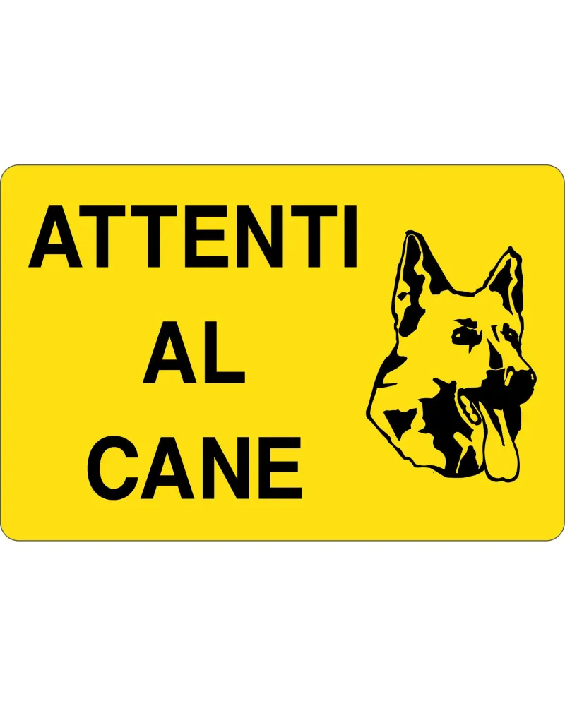 Cartello All. Attenti Al Cane
