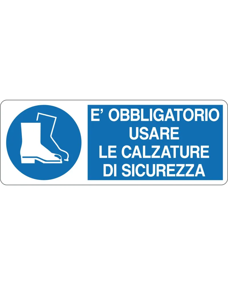 Cartello All. Obbligo Uso Calzature Di Sicurezza