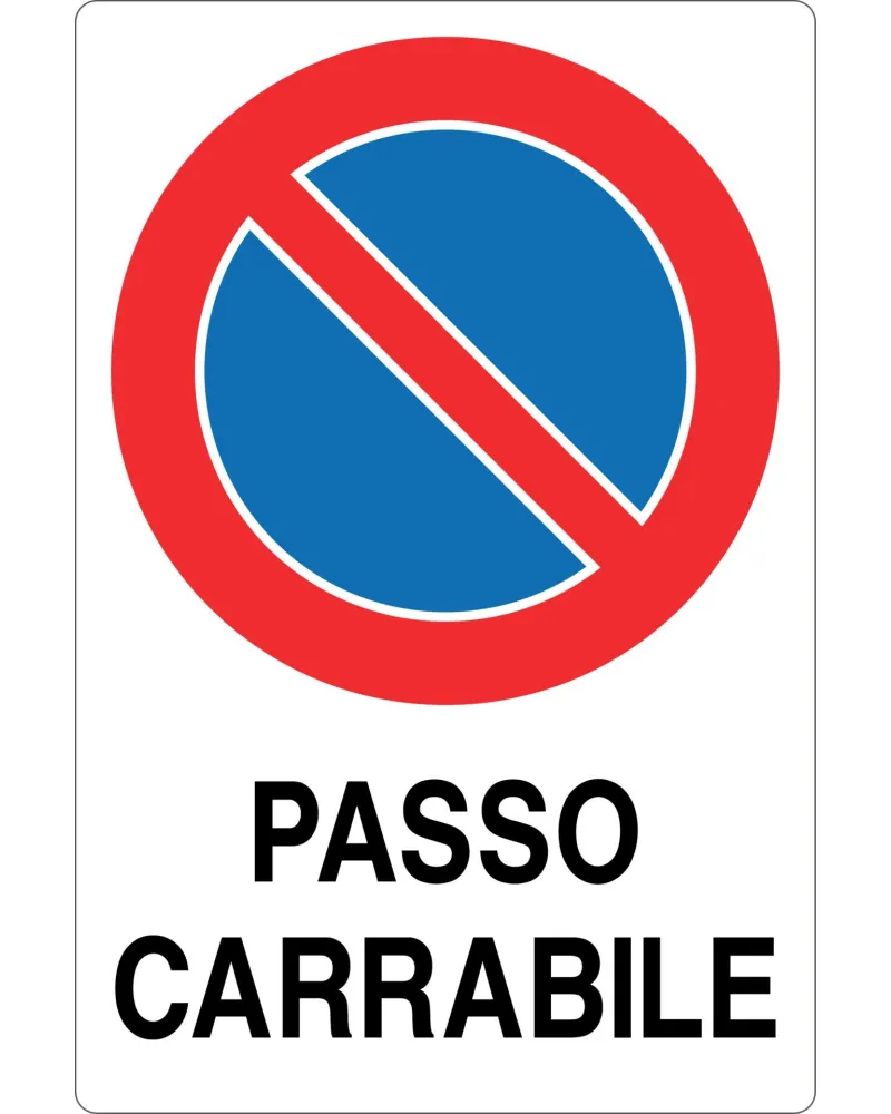 Cartello All. Passo Carrabile