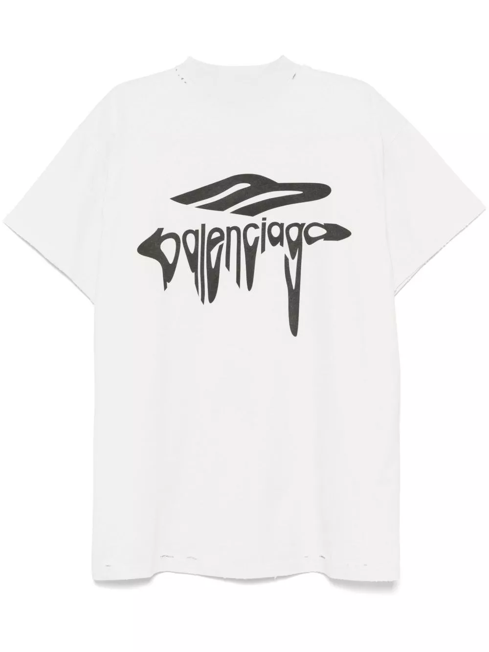 T-shirt 3b liquified in cotone di Balenciaga