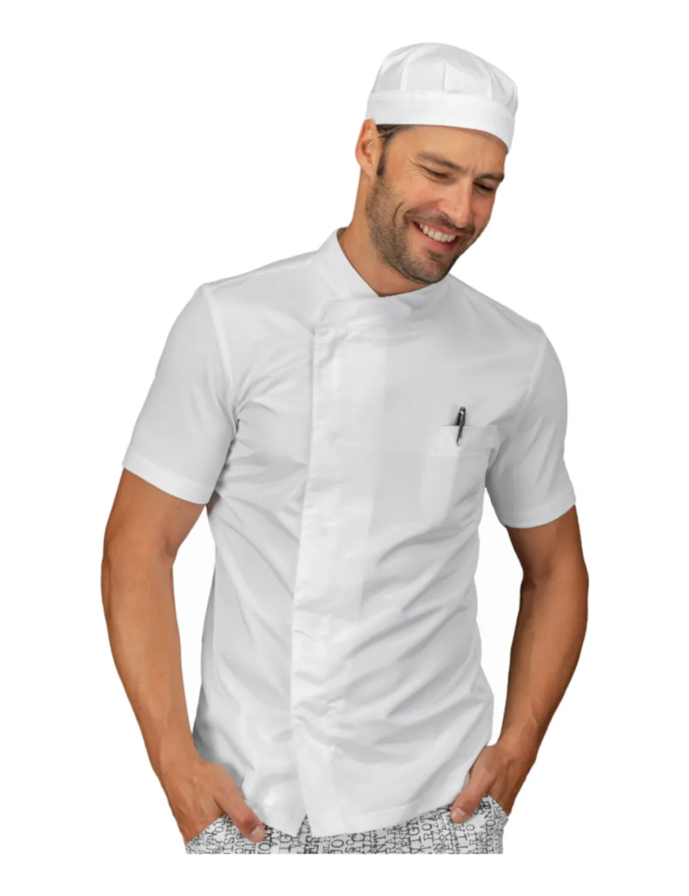 Chaqueta de Cocinero Super Dry Blanca de Isacco