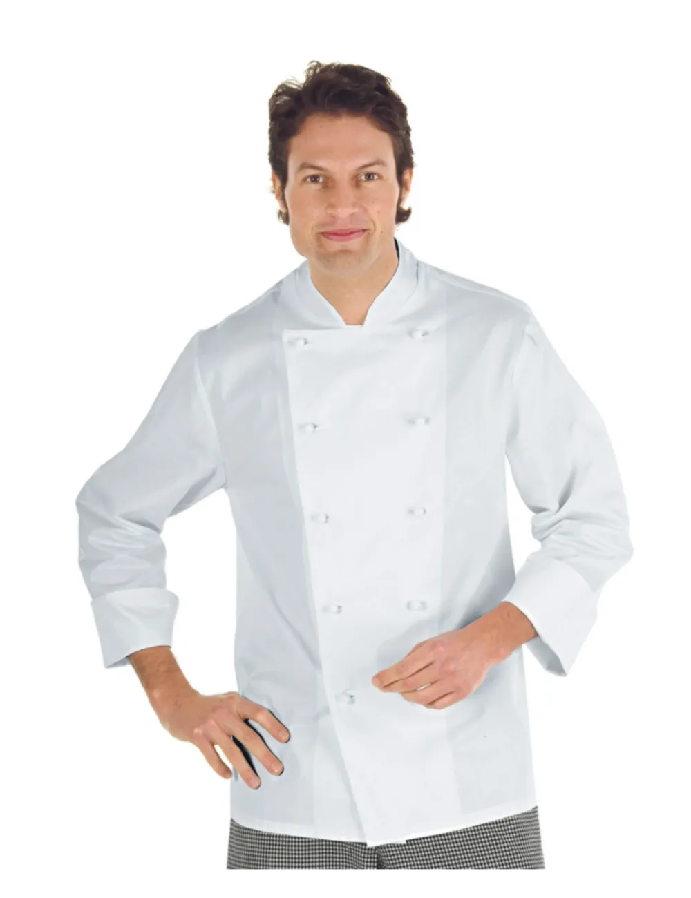 Chaqueta de cocinero de algodón de talla super grande