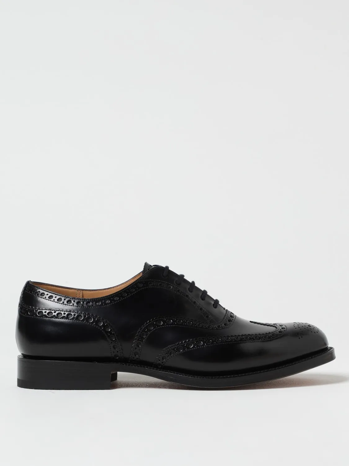 Derby Burwood Church's in pelle con motivo brogue