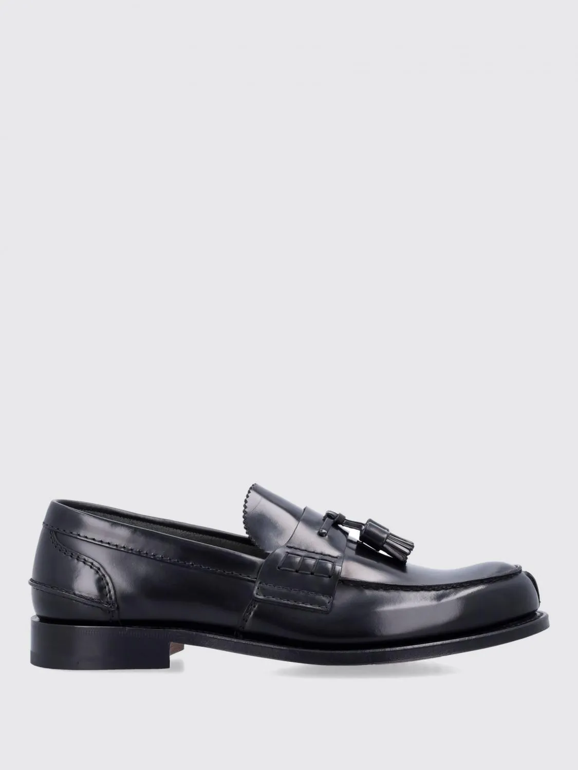 Mocassino Church's in pelle spazzolata con nappe