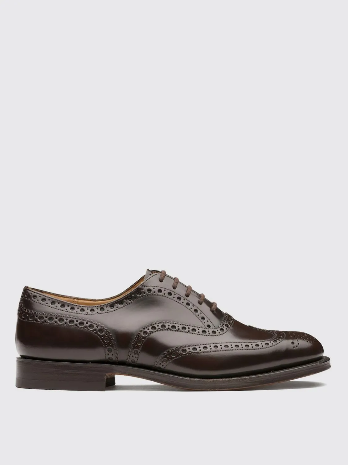 Derby Church's in pelle con motivo brogue