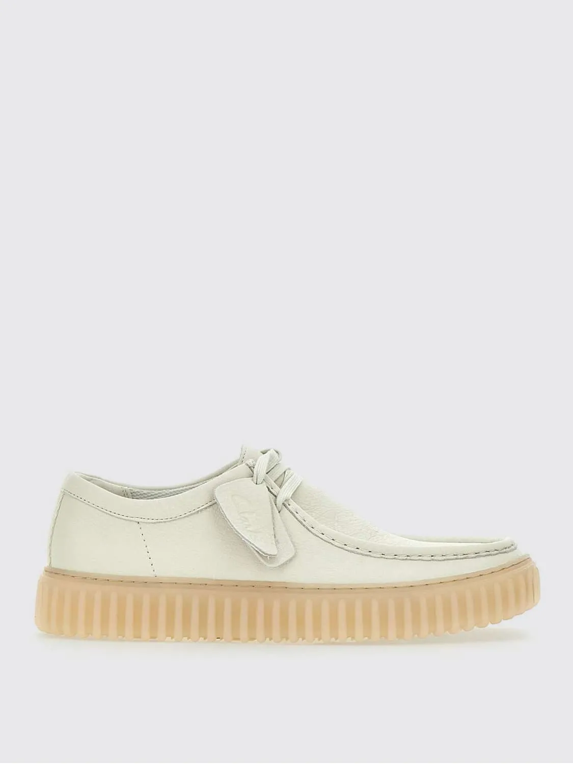 Derby Clarks in pelle a grana naturale