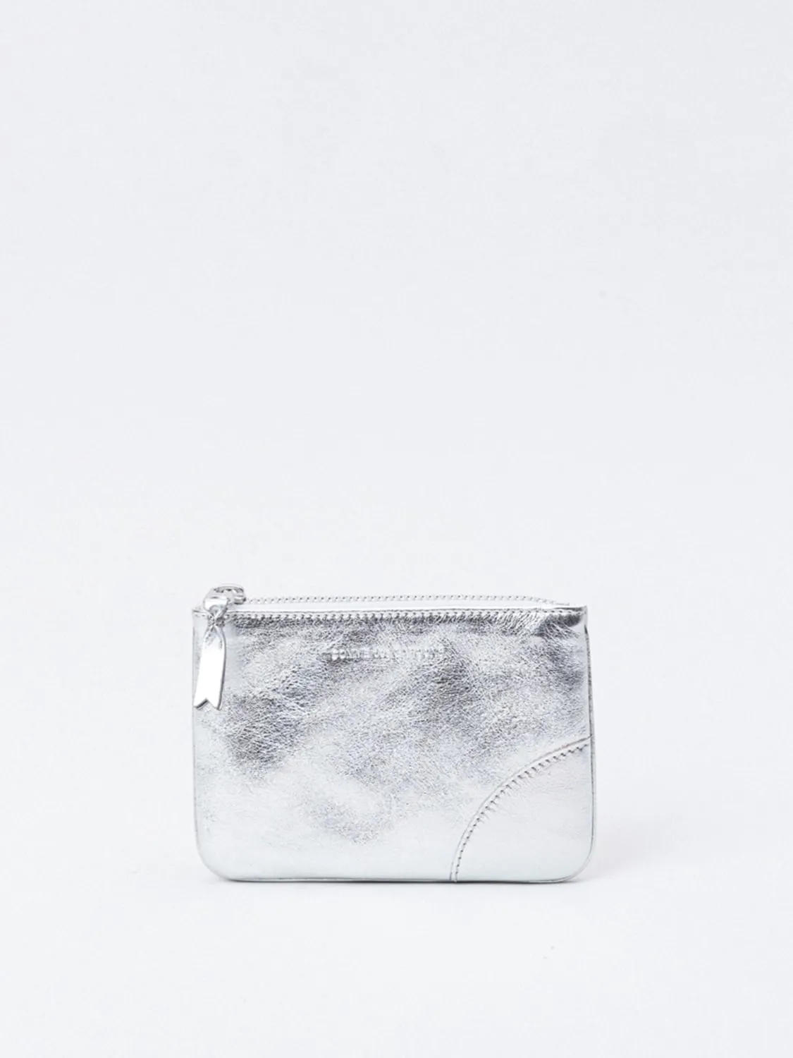Portamonete in pelle laminata Comme Des Garcons